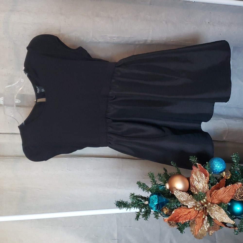 Forever 21 GIRLS black  Short sleeve dress size extra large~14